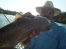 Al B flyfishing Sac River Sundial float Trout