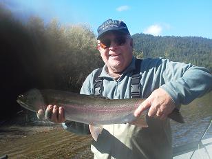 Butch Fly Fishing Trinity River Salmon and Steelhead