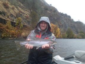 Chris C Steelhead Trinity River Fly Fishing